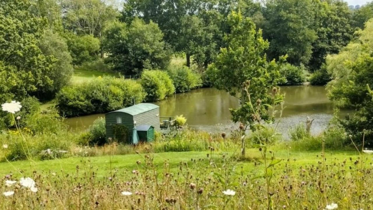 Snug & Secluded Lakeside Shepherds Hut 'Carp' 어크필드 외부 사진